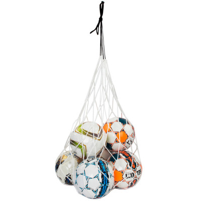 Сетка для переноса 5 мячей, толщина нити: 2,2 мм.