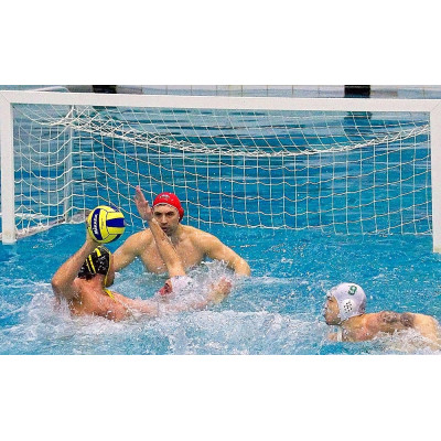 Сетка для ворот (водное поло) (1 шт.) , толщина нити: 4,0 мм. Сетка для ворот (водное поло) (1 шт.) , толщина нити: 4,0 мм.